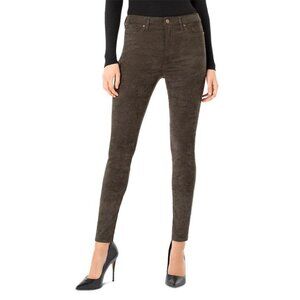 LIVERPOOL Abby Skinny Slate Green Suede Jeans Pants Womens 30
